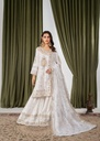 Chiffon Gharara in White
