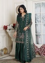 Chiffon Gharara in Green