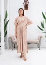 Chiffon Kaftan in Peach pink