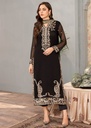 Chiffon Kurta Set in Black