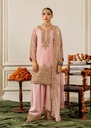 Chiffon Kurta Set in Blush pink