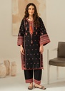 Linen Kurta Set in Black