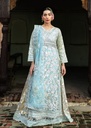 Net Lehenga in Sky blue