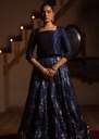 Poly silk Lehenga in Royal blue