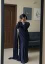 Silk Saree in Navy blue