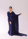 Silk Saree in Navy blue