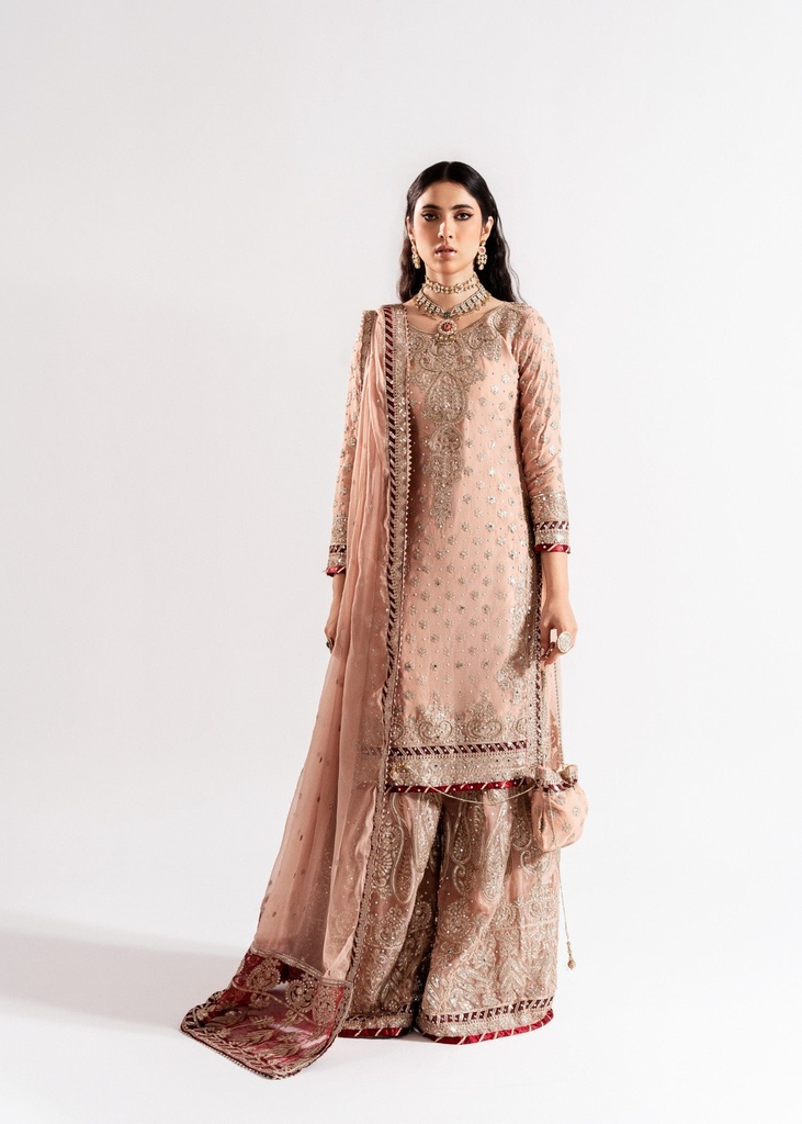 Chiffon Sharara in Pink