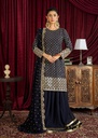 Chiffon Sharara in Blue