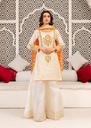 Chiffon Sharara in Off-white