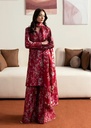 Lawn Sharara in Red