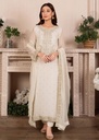 Kurta Set in White by Agha Jaan