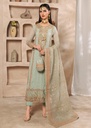 Kurta Set in Powder blue by Agha Jaan