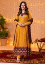 Anarkali in Mustard by Ayesha Closet