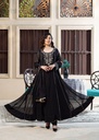 Anarkali in Black by Alsiyab