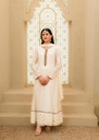 Anarkali in White by Ayesha Closet