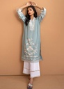 Kurti in Light blue by Sahibas By Mirza