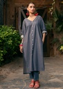 Kurti in Slate grey by Edowlark