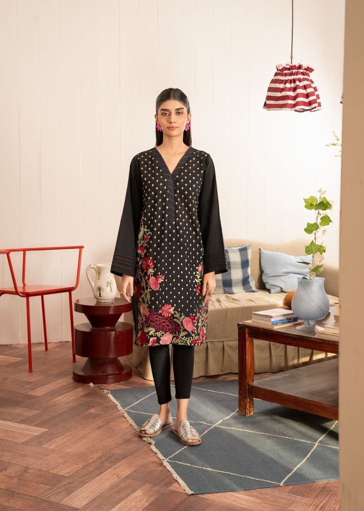 Kurti in Black by Anaya Basic