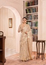 Saree in Gold by RSM Collection