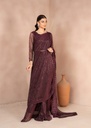 Saree in Plum by RSM Collection