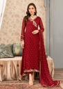 Pishwas in Maroon by Agha Jaan