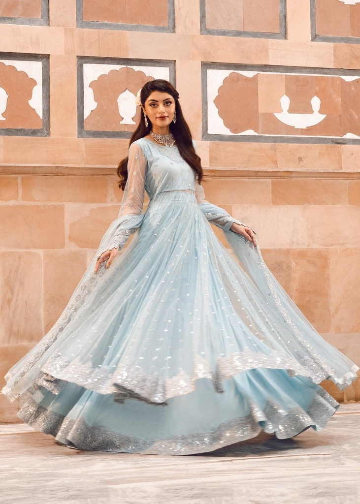 Pishwas in Ice blue by Misl
