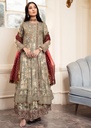 Pishwas in Pistachio green by Meraki