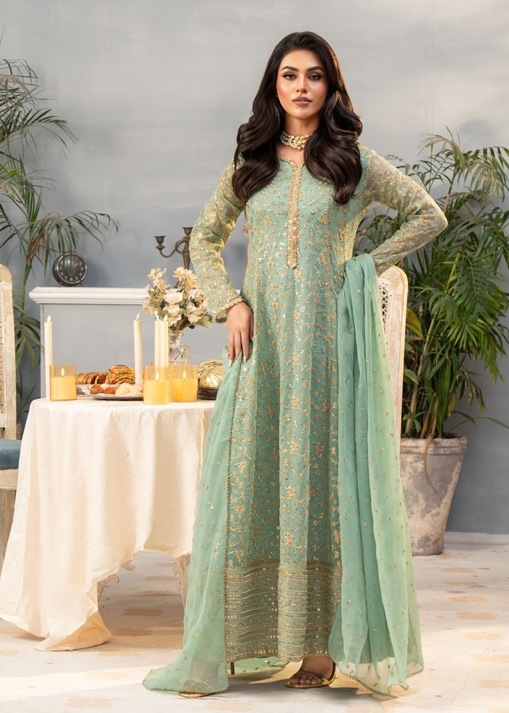 Pishwas in Pastel green by Ayesha Closet
