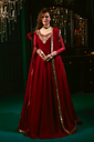 Pishwas in Maroon by Hani & Umaimaz