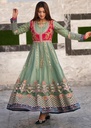 Pishwas in Sea green by Malhaar