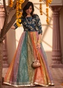 Lehenga in Multi by Tabassum