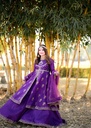 Lehenga in Violet by Peraan by SH