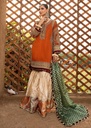 Gharara in Orange by Aroosh