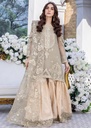 Gharara in Beige by Meem Designs