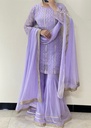 Gharara in Purple mountain majesty by Noorey Libas