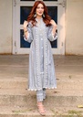 Gown in Grey by Sahibas By Mirza