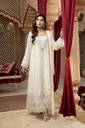 Gown in Off-white by Manahils