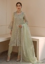 Gown in Mint green by Laleen