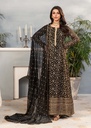Chiffon Anarkali in Black