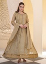 Chiffon Anarkali in Beige