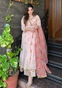 Chiffon Angrakha in Pink