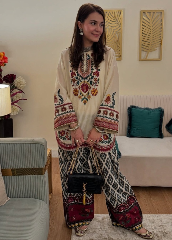 Poly lawn Co Ord Sets in Multi