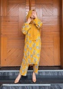 Linen Co Ord Sets in Mustard