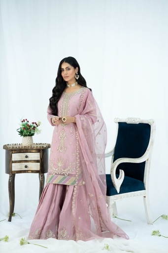 [CZU3026] Sharara in Pink by Meraki