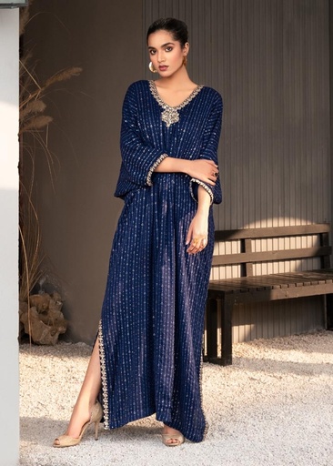 [DVZ6517] Kaftan in by Agha Jaan