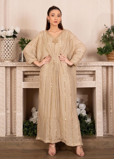 [ESR7843] Kaftan in by Agha Jaan