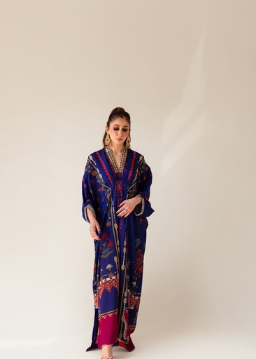 [DIW7796] Kaftan in Royal blue by Sammy K