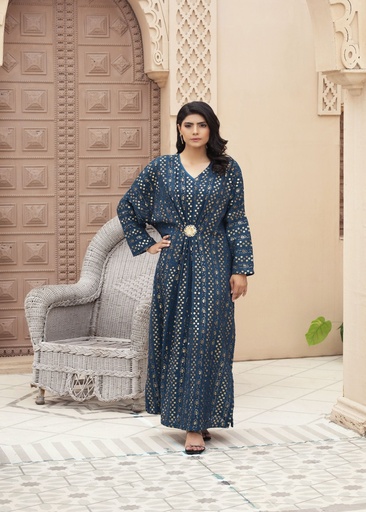 [PHX7112] Kaftan in Blue by Elahe