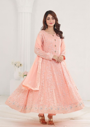 [MZT8892] Anarkali in Pink by Ayesha Closet
