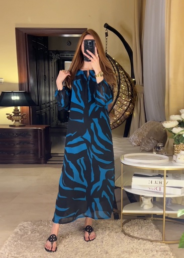 [HTV4792] Kurti in Royal blue by Nazmina